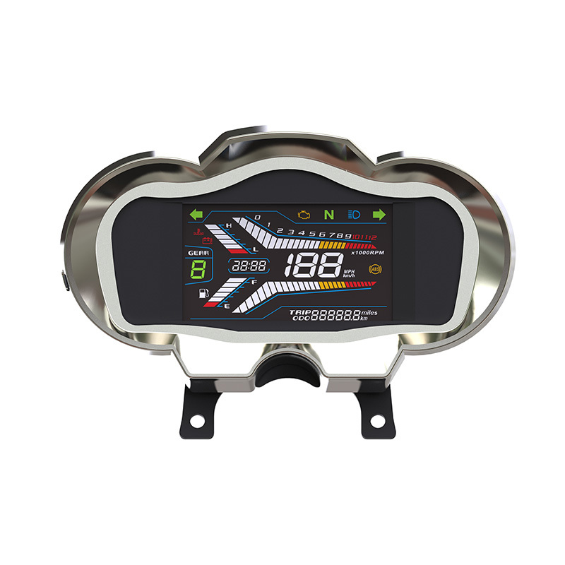 摩托车车载防水LED透镜显示仪表