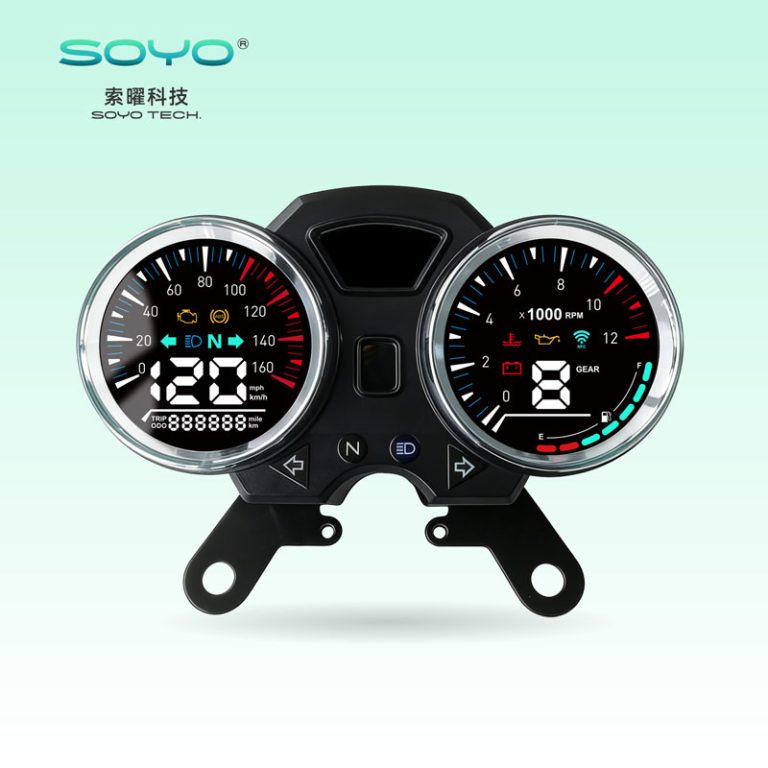 T001 GN太子款LCD摩托车仪表160KM